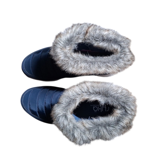RYKA WOMEN'S SUZY ANKLE WINTER BOOTIES,NAVY,US SIZE 7M - Picture 4 of 4